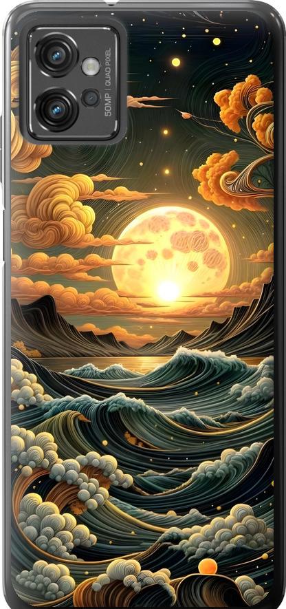 Чехол на Motorola G32 Арт волны (6332u-2845-42517)
