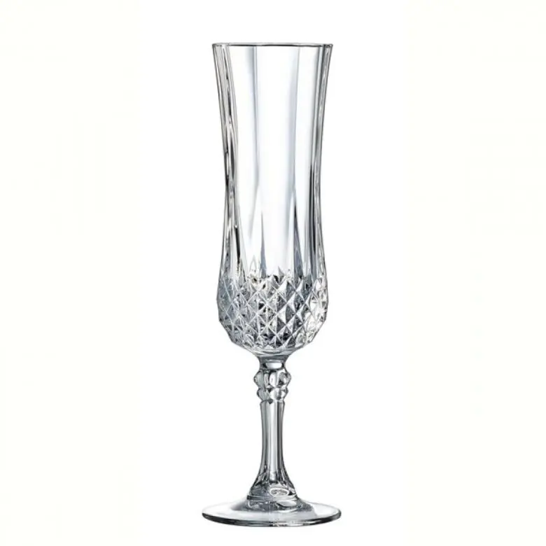 Набор бокалов для шампанского Cristal d'Arques Longchamp 140 мл из хрустального стекла 6 шт. Прозрачный (169-135-L7553)