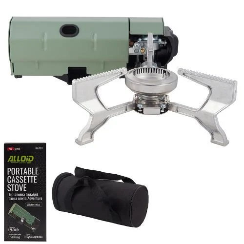Плита газовая складная Alloid Pro Adventure портативная (GS-2211)