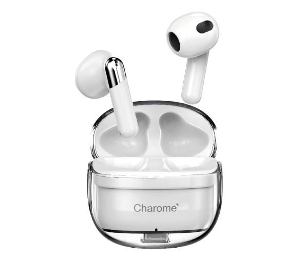 Наушники-гарнитура Bluetooth Charome A22 ENC 220 mAh White