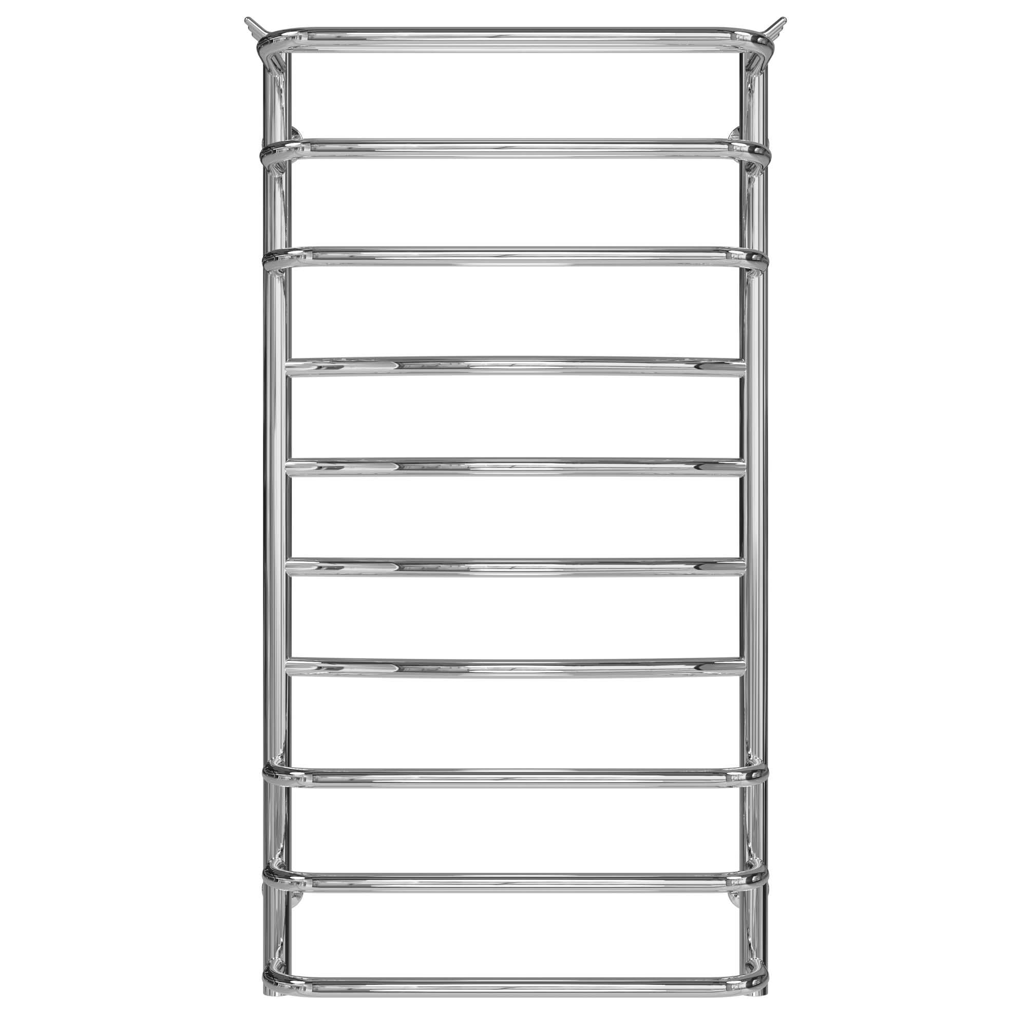 Полотенцесушитель водяной Deffi Юность П10 боковое левое подключение нержавеющая сталь 500х1000 мм Хром (C.YU.100.50.10.C.B)