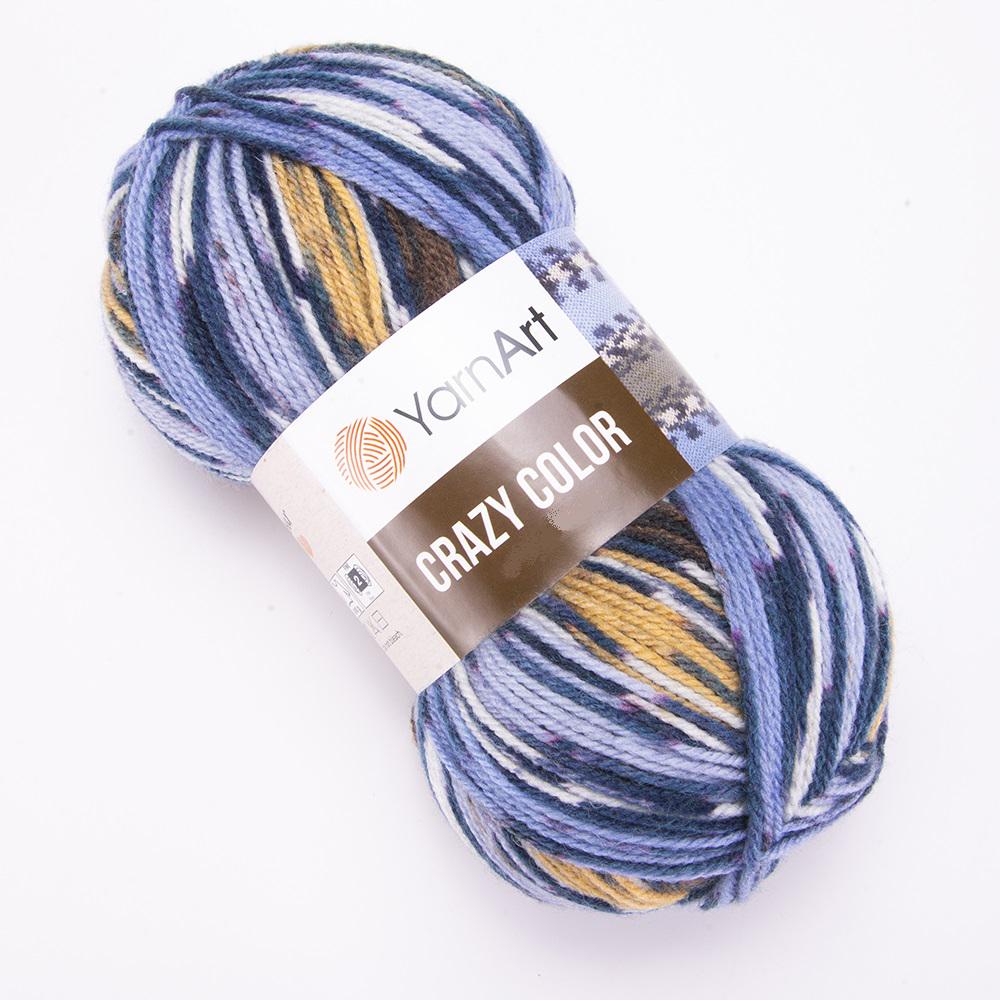 Пряжа Yarnart Crazy Color 182