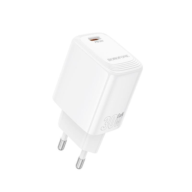 Зарядное устройство сетевое для Borofone BN28 Fuente single port PD30W charger EU White (6941991120299) Зарядное устройство сетевое для Borofone BN28 Fuente single port PD30W charger EU White (6941991120299)