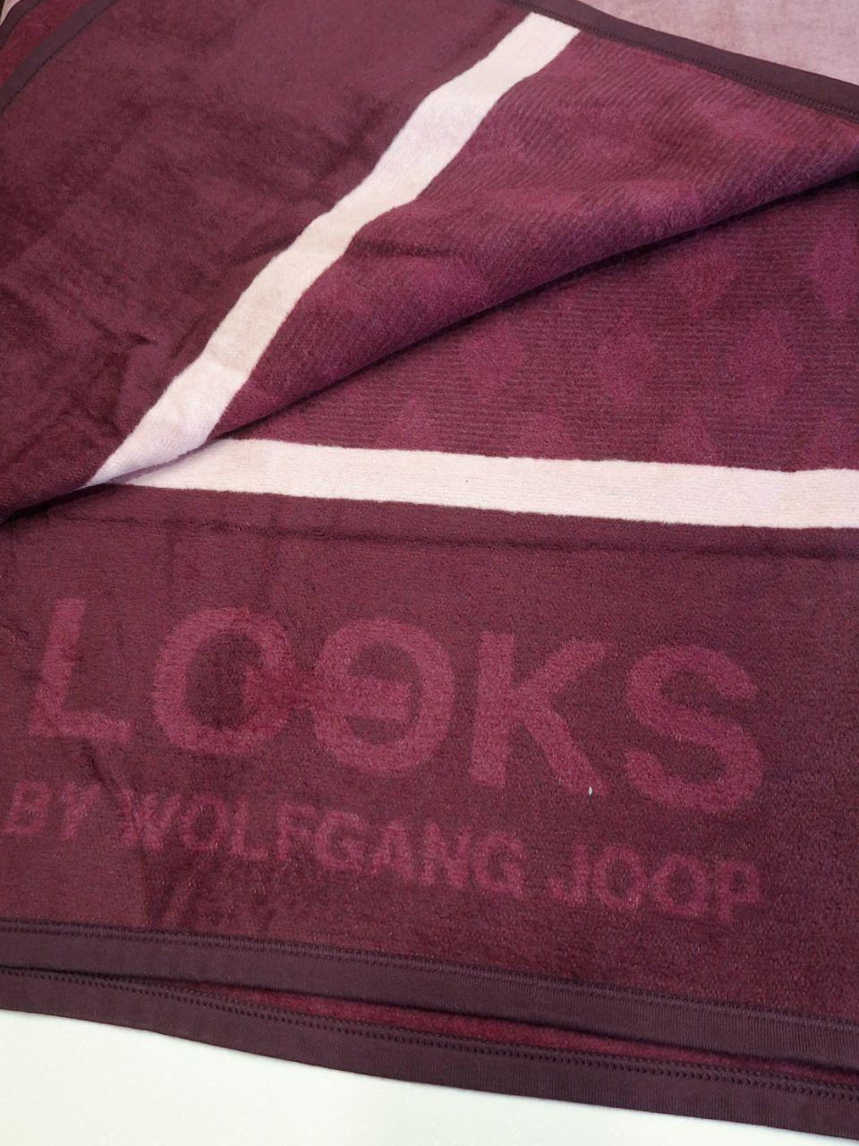 Плед мягкий Looks полуторный 150х200 см Бордовый (1104) - фото 4