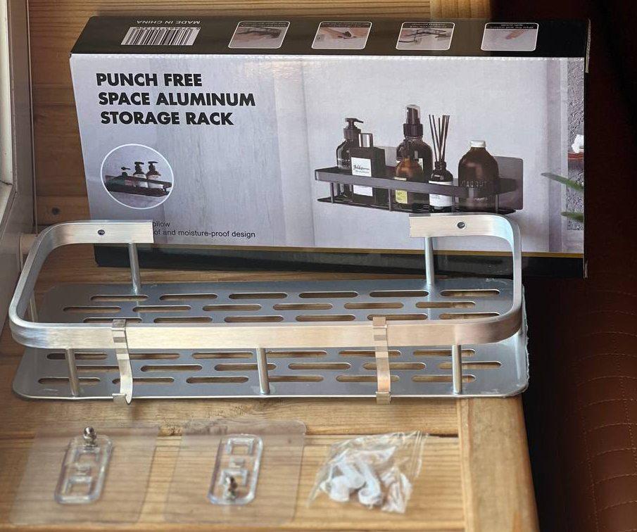 Настінна полиця у ванну кімнату AND 1096 до 10 кг (AND1096) - фото 3