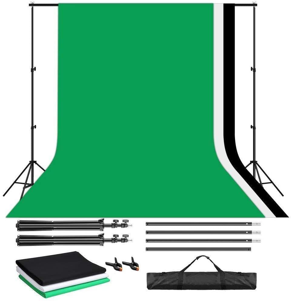 Набор для студийной съемки Prolight 3 тканевых фона 3х3 м и стойка ворота 2х3 м (1208)