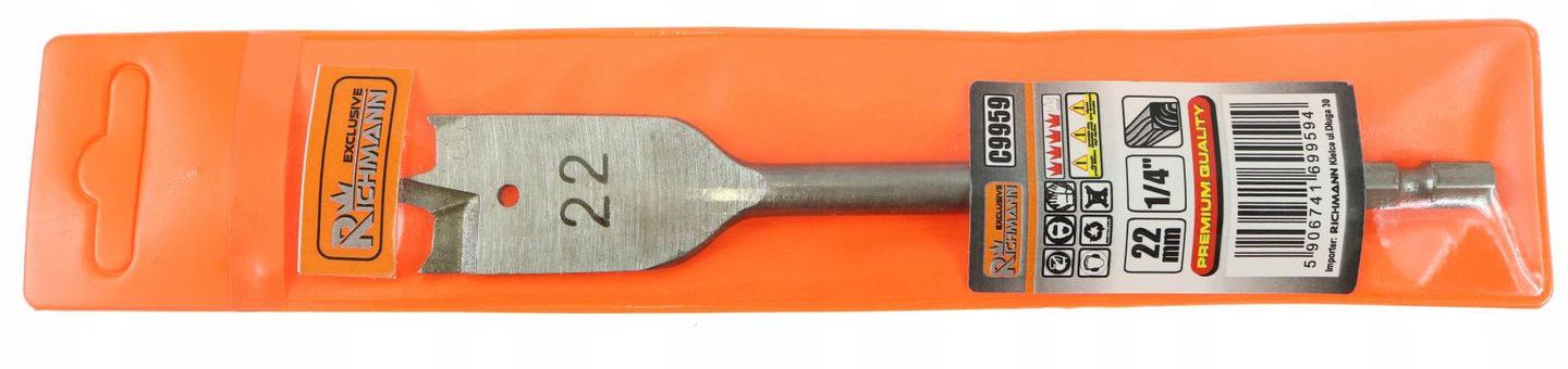 Свердло-перо по дереву Richmannу 22 мм (C9959) - фото 5 Свердло-перо по дереву Richmannу 22 мм (C9959) - фото 5