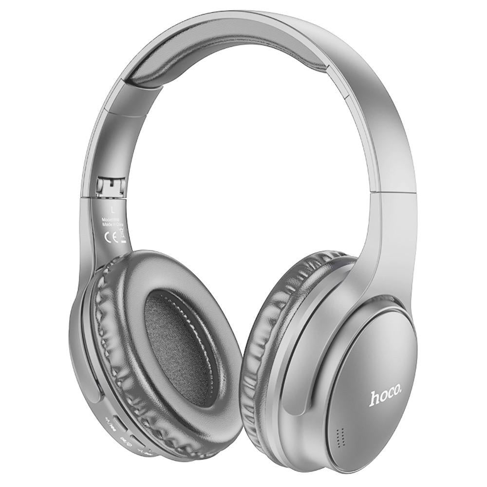 Наушники Hoco W40 Bluetooth с микрофоном Grey - фото 1