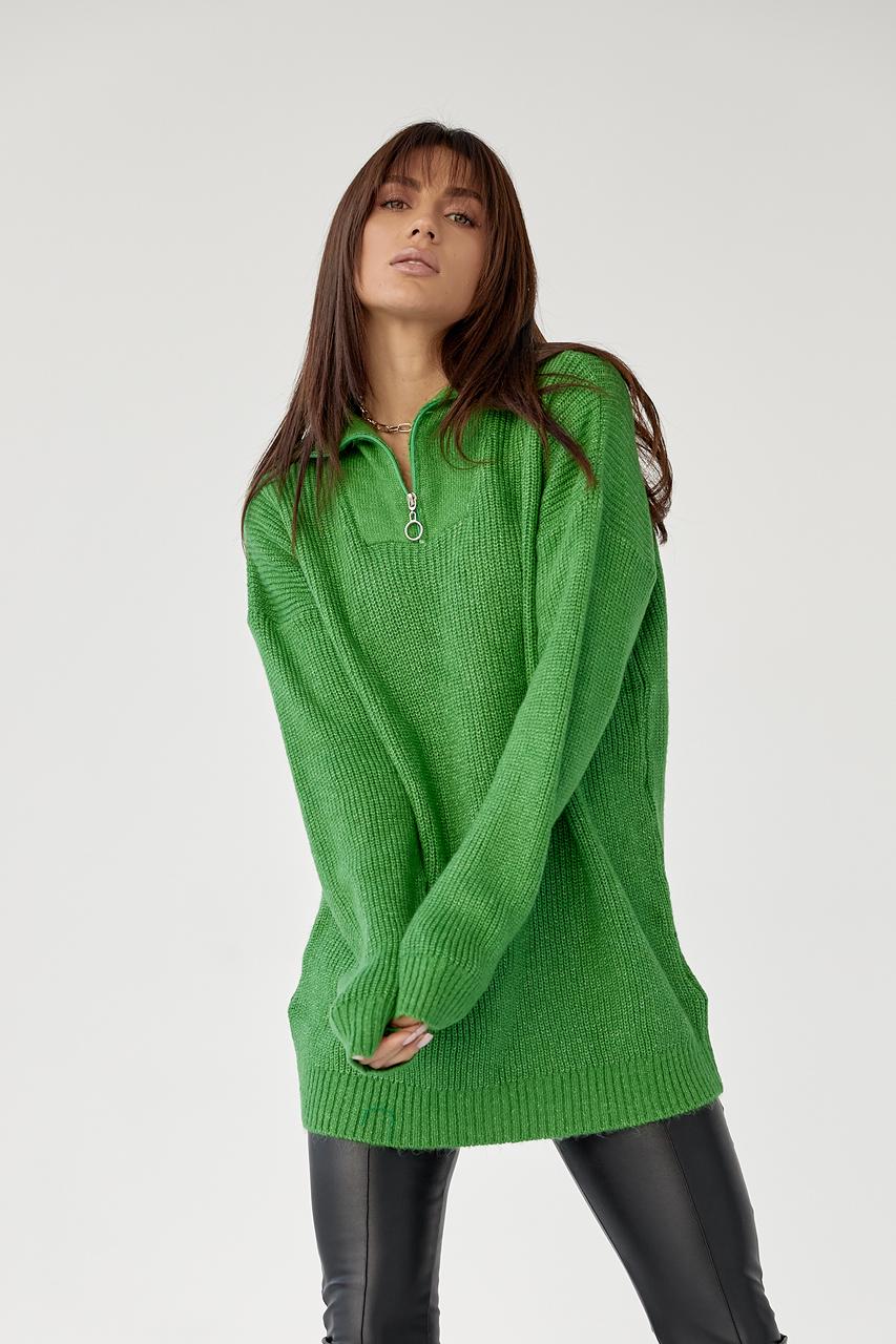 Туника оверсайз S Зеленый (9506289) - фото 5 Туника оверсайз S Зеленый (9506289) - фото 5