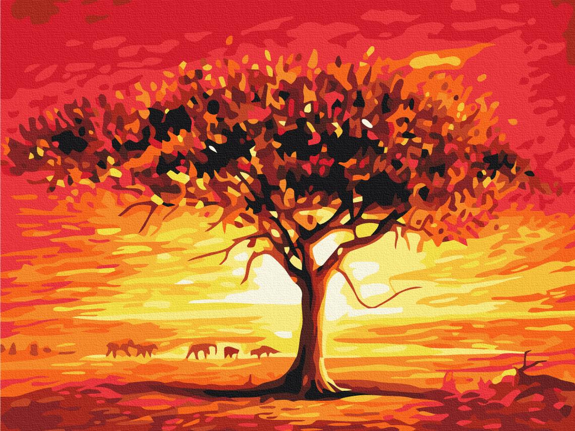 Картина по номерам Brushme Солнце пустыни 30x40 см (RBS52210)