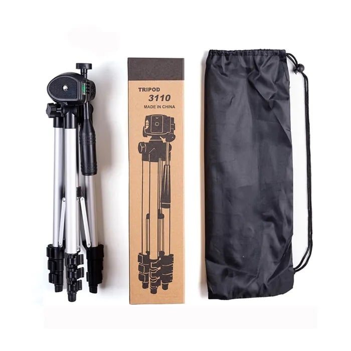 Штатив для телефона и фотоаппарата Tripod 3110 PRO 0,35-1,02 м Silver (tf3633) - фото 19