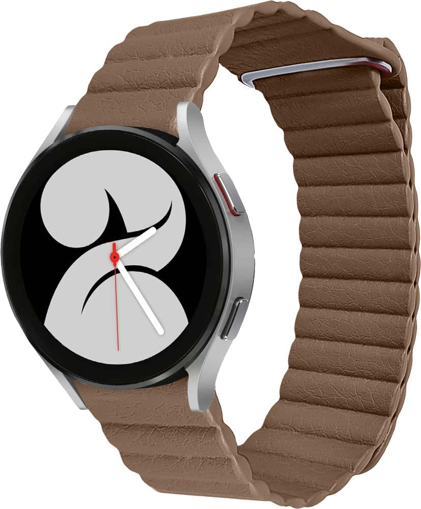 Ремешок кожаный Genis для Galaxy Watch 4 40 мм Brown (26492-30) Ремешок кожаный Genis для Galaxy Watch 4 40 мм Brown (26492-30)