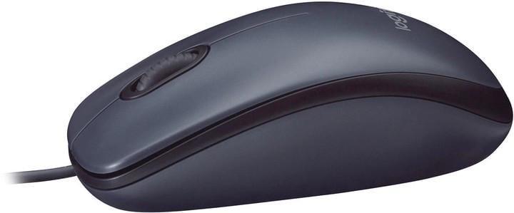 Мышь проводная Logitech B100 Черный - фото 7