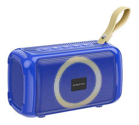 Портативная колонка BOROFONE Cool Sports BT speaker BR17 |BT5.1, TWS, AUX, FM, TF, USB, 4Hours, 5W| blue