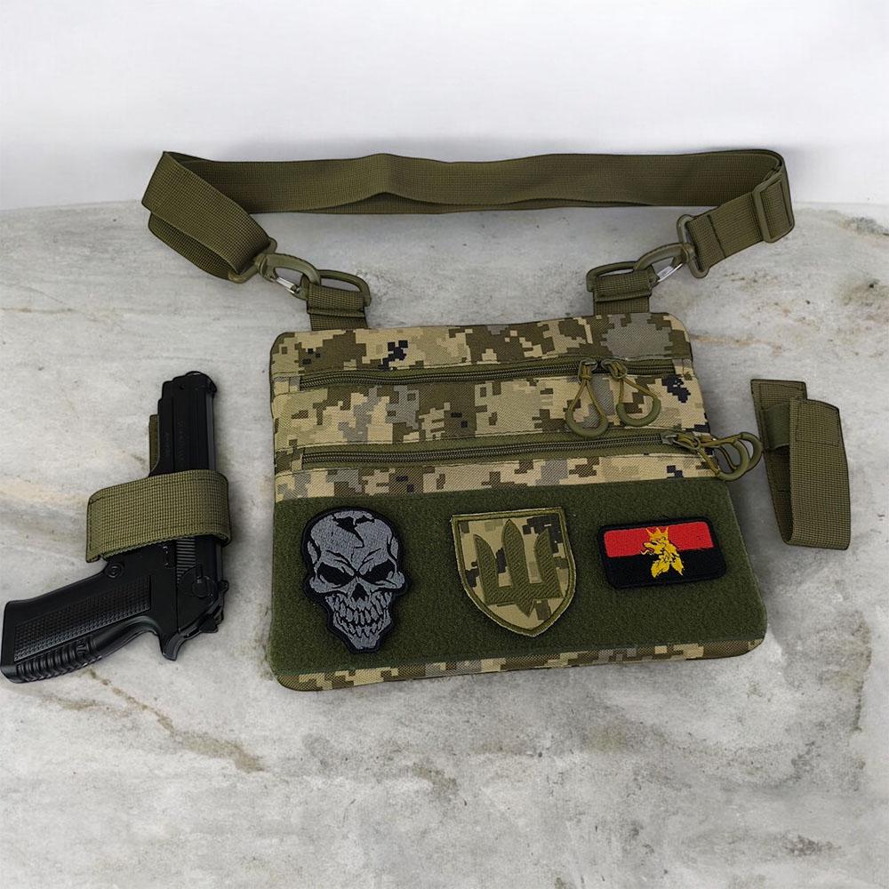 Сумка нагрудная тканевая (521250) - фото 5 Сумка нагрудная тканевая (521250) - фото 5