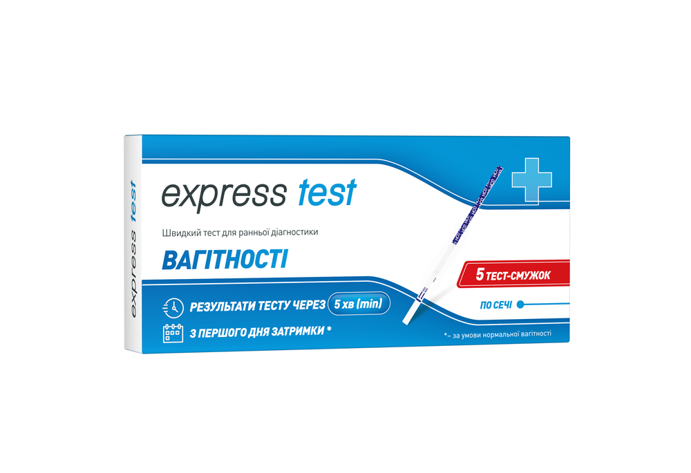 Тест-полоска на беременность Express Test №5 (COM10507)