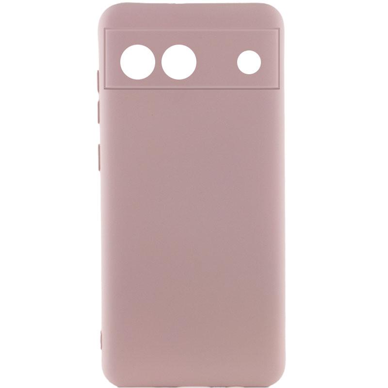 Противоударный чехол Silicone Cover Lakshmi Full Camera (A) для Google Pixel 6a Розовый / Pink Sand