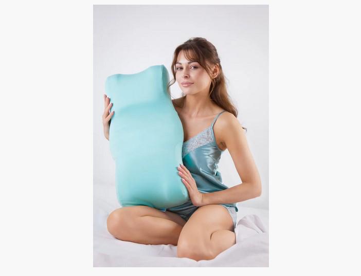 Подушка ортопедична Beauty Balance Memory Foam шовкова М'ятний (27768949) - фото 8 Подушка ортопедична Beauty Balance Memory Foam шовкова М'ятний (27768949) - фото 8