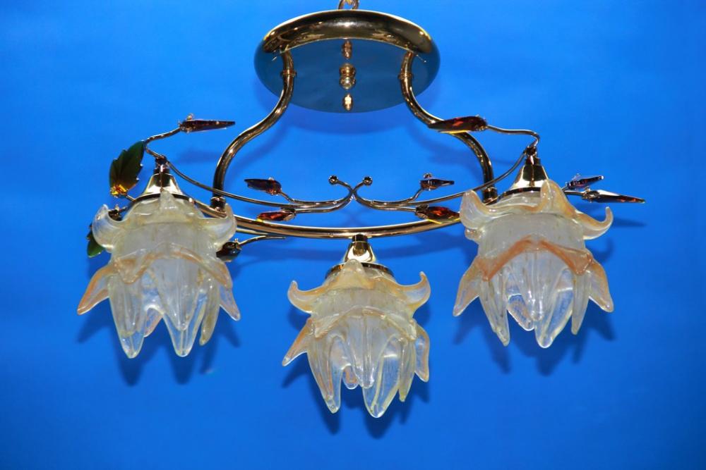 Люстра с плафонами Ray L392/3 Коричневый (IR005587)