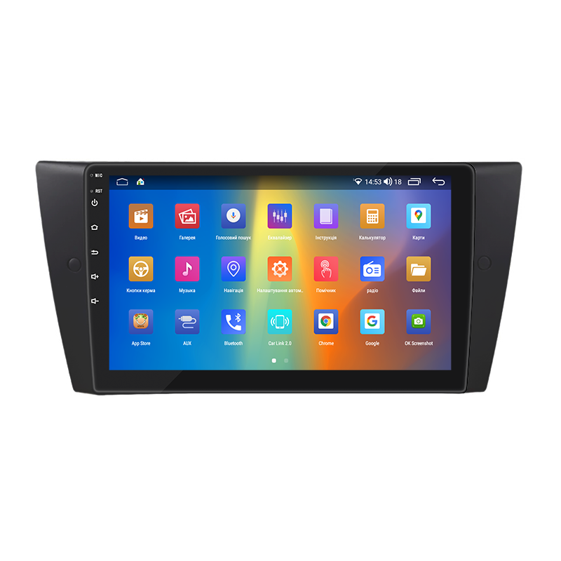 Автомагнітола штатна Lesko CarPlay 4G для BMW 3 серії V E90/E91/E92/E93 Рестайлінг 2008-2013 IPS 2/32Gb 9" (1711413394)