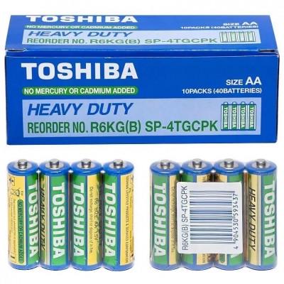 Батарейки TOSHIBA Heavy Duty AА/LR06 40 шт./уп.
