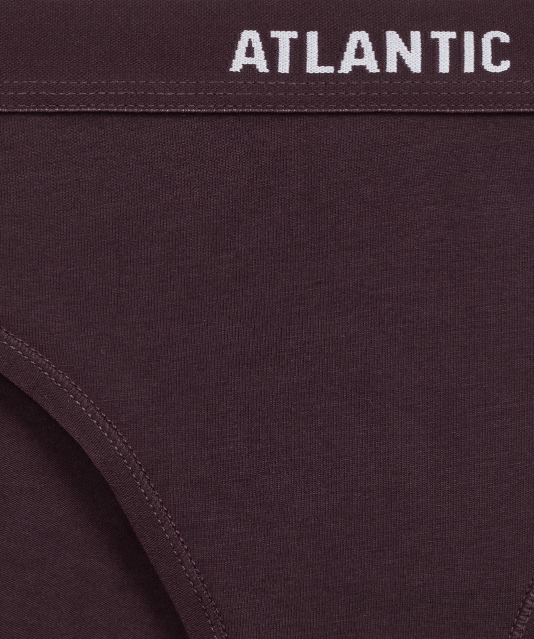 Набор трусов-бикини женских Atlantic 3CLP-012 средней посадки с широкой резинкой S Розовый/Винный/Бежевый (2765548281) - фото 4