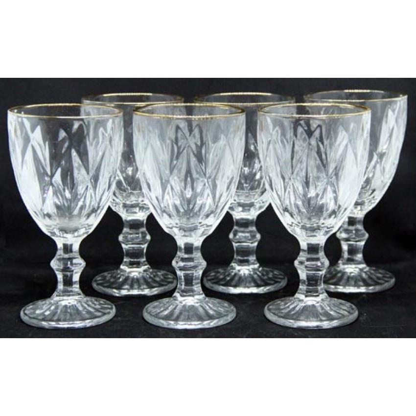 Набір келихів для вина OLens 01-050 325 мл 6 шт. Золотий смарагд (1569908696) - фото 2