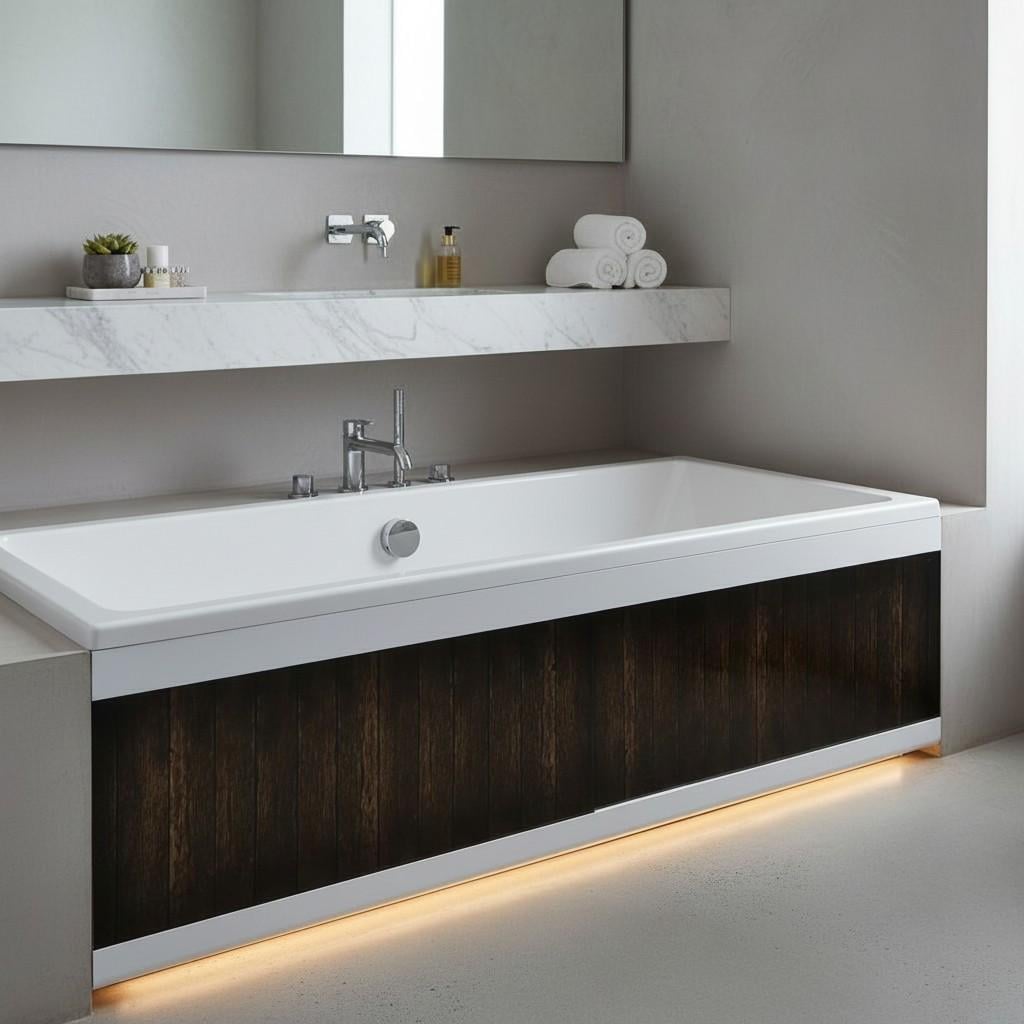 Панель для ванны The MIX Малыш Wood 200 см Brown