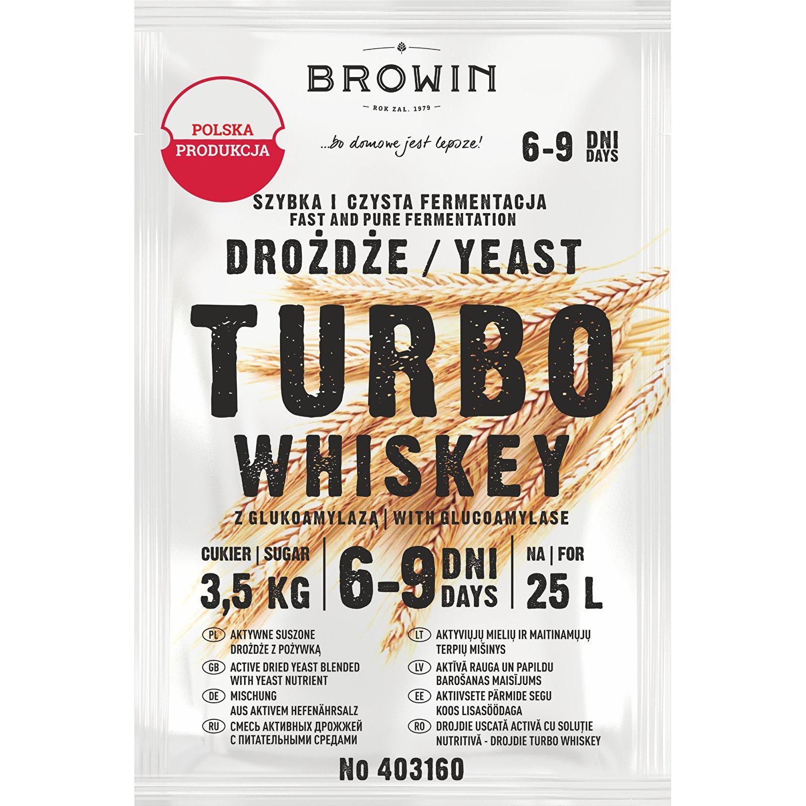 Дрожжи спиртовые Browin Turbo Whiskey 23 г (403160)