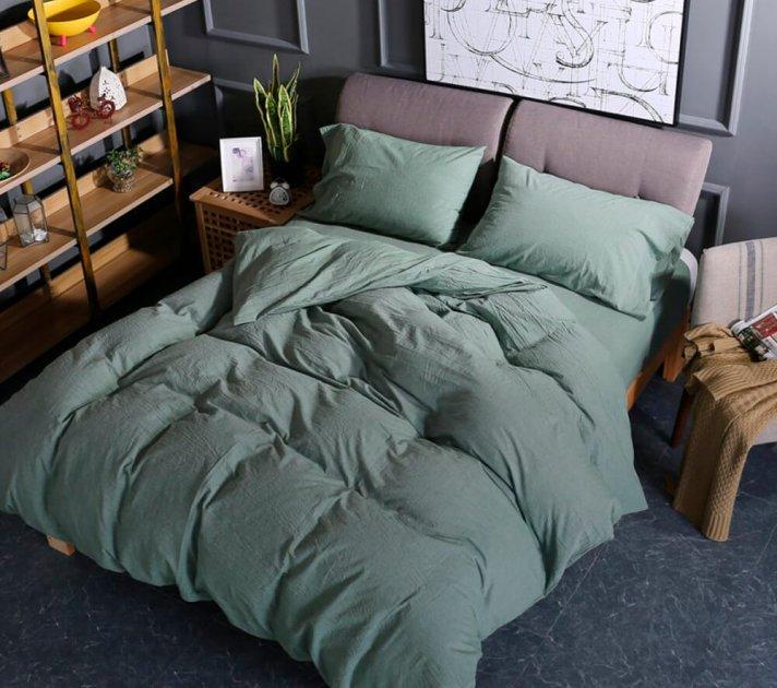 Комплект постільної білизни Love you lux євро сатин WAB035 Сірий (DR012776) Комплект постільної білизни Love you lux євро сатин WAB035 Сірий (DR012776)