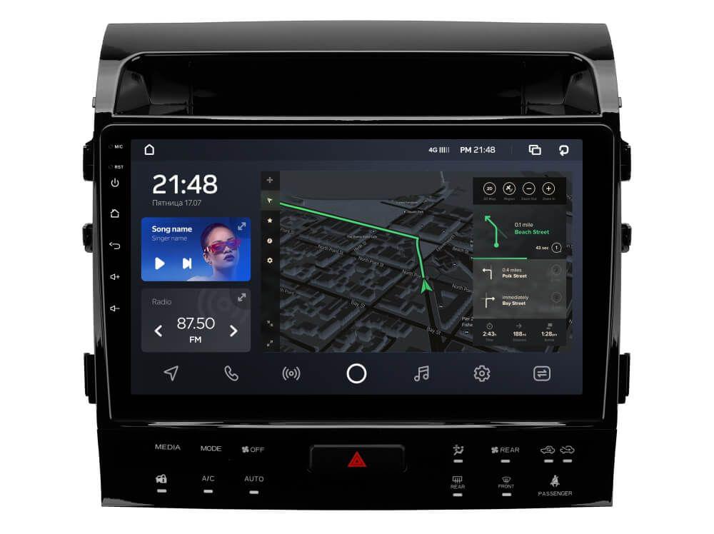 Штатная магнитола AMS T910 6/128 Gb Toyota Land Cruiser 200 2007-2015 с кнопками B (AR-57440)