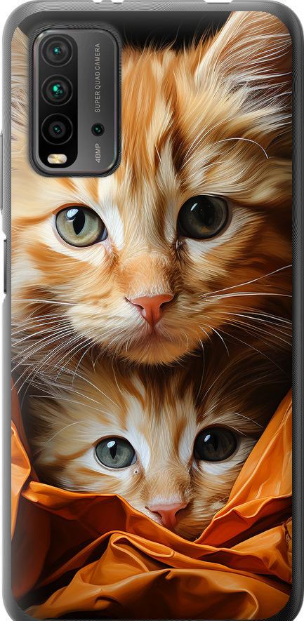 Чохол на Xiaomi Redmi 9T Котики 2 (5664u-2257-42517)