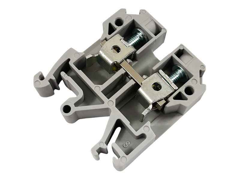 Колодка клеммная Lemanso LMA2692 JXB на DIN-рейку 10 мм Серый (8658)