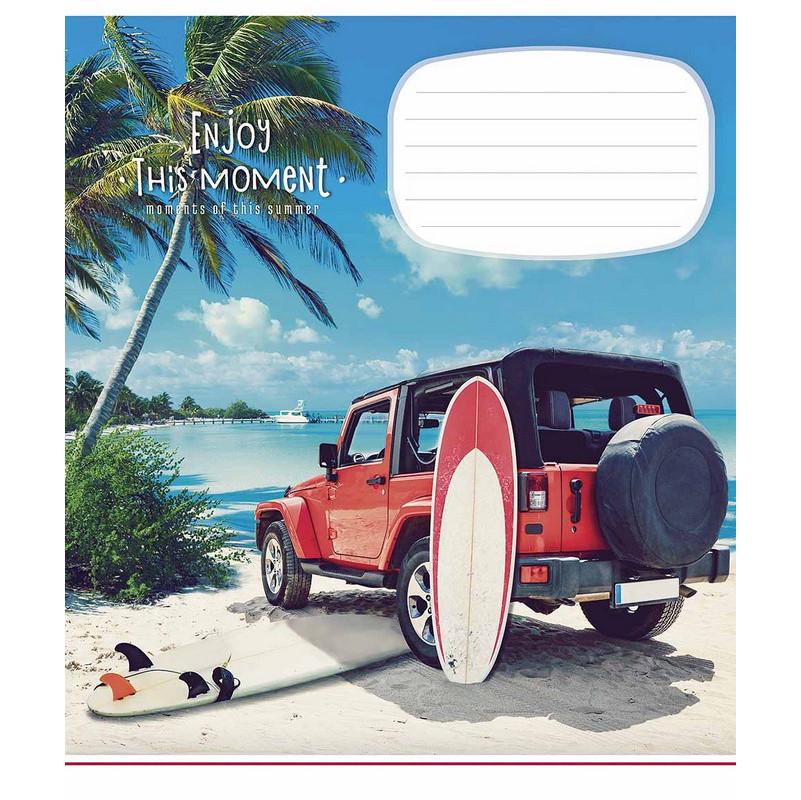 Зошит учнівський "Enjoy this moment" 012-2896L-5 в лінію 12 аркушів