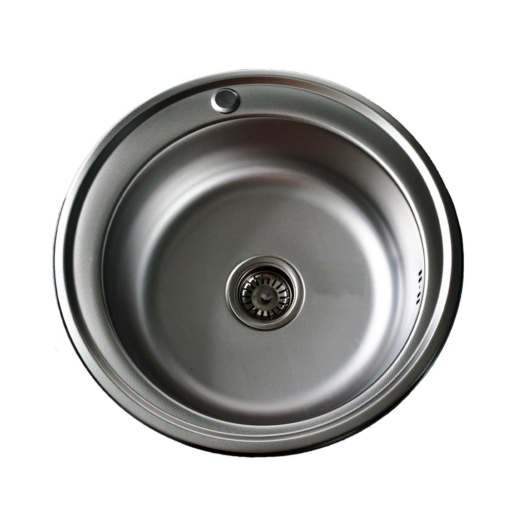 Мойка кухонная Lemax нержавеющая сталь декор сифон (LE-5014 DE) Мойка кухонная Lemax нержавеющая сталь декор сифон (LE-5014 DE)