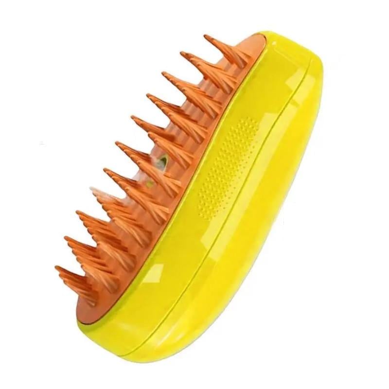 Щетка паровая RIAS Combing Wool JY-06 для вычесывания животных Yellow (3_05827)