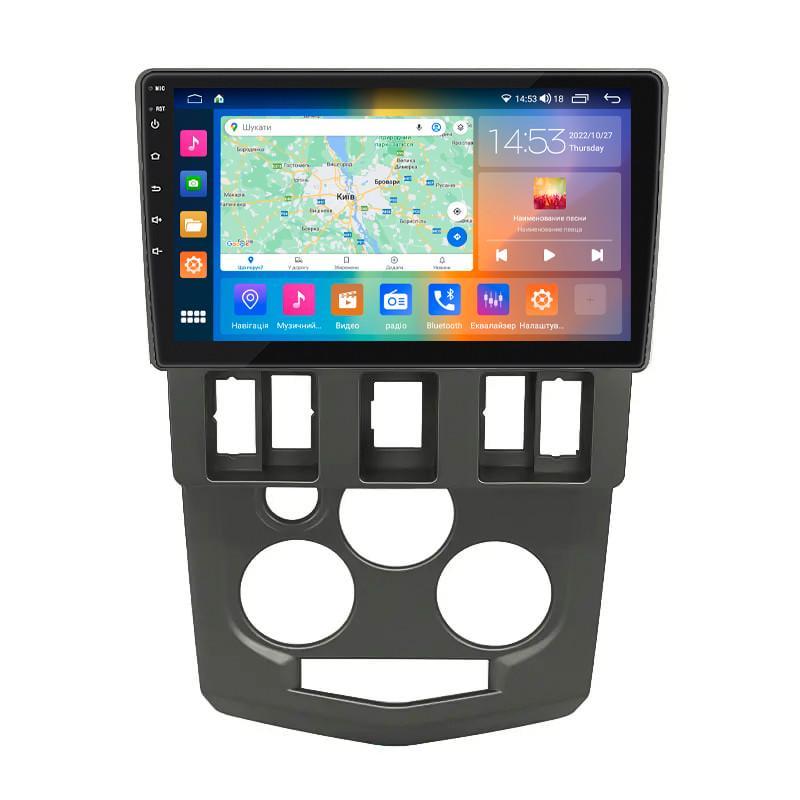 Автомагнитола штатная Lesko для Dacia Logan I 2004-2012 9" 2/32Gb CarPlay 4G Wi-Fi GPS Prime MOB