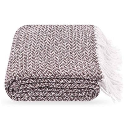 Плед орбіта 140x200 см Коричневий - фото 1 Плед орбіта 140x200 см Коричневий - фото 1