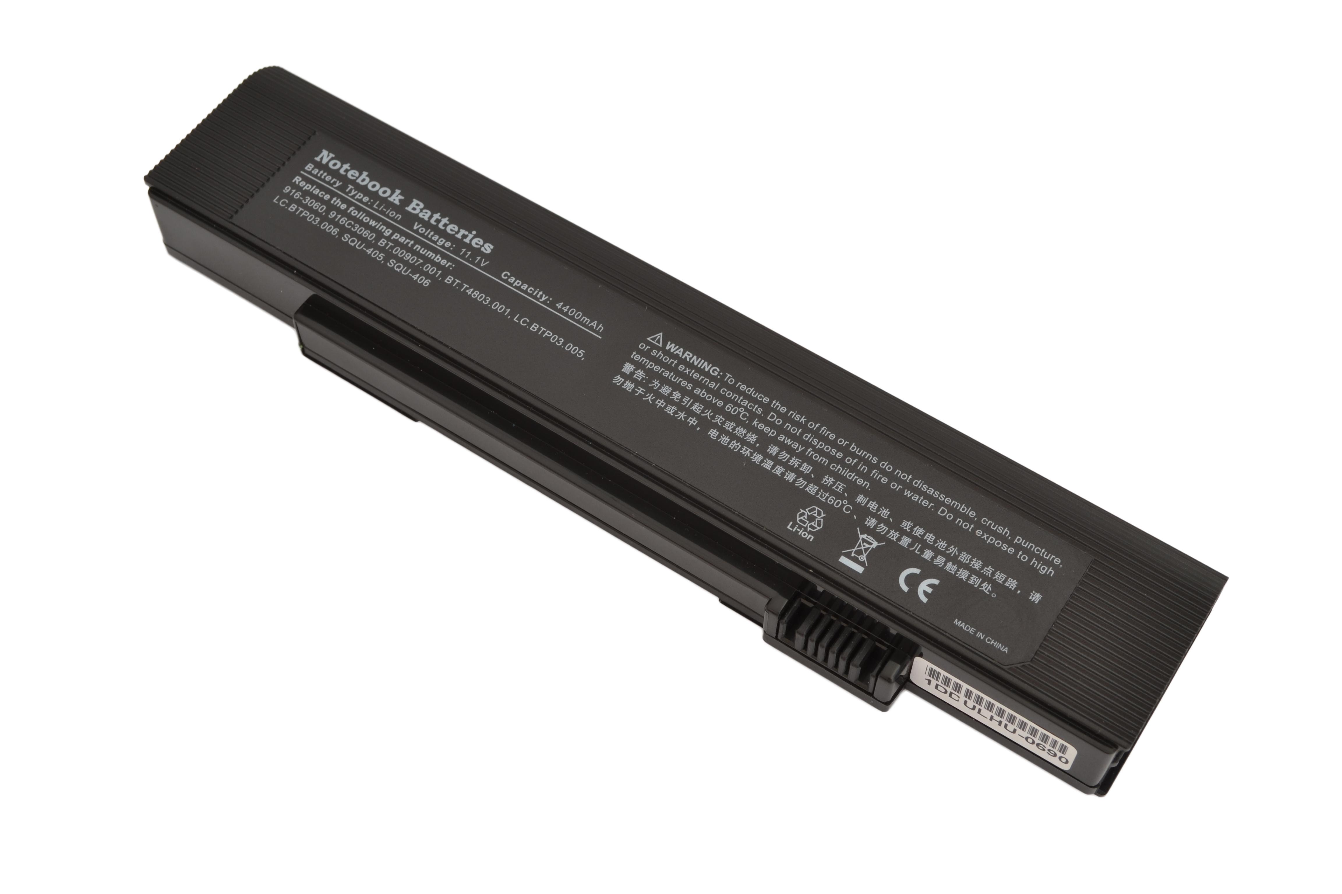 Акумулятор для ноутбука Acer SQU-405 TravelMate C200 11.1V 4400 mAh (006299) - фото 3