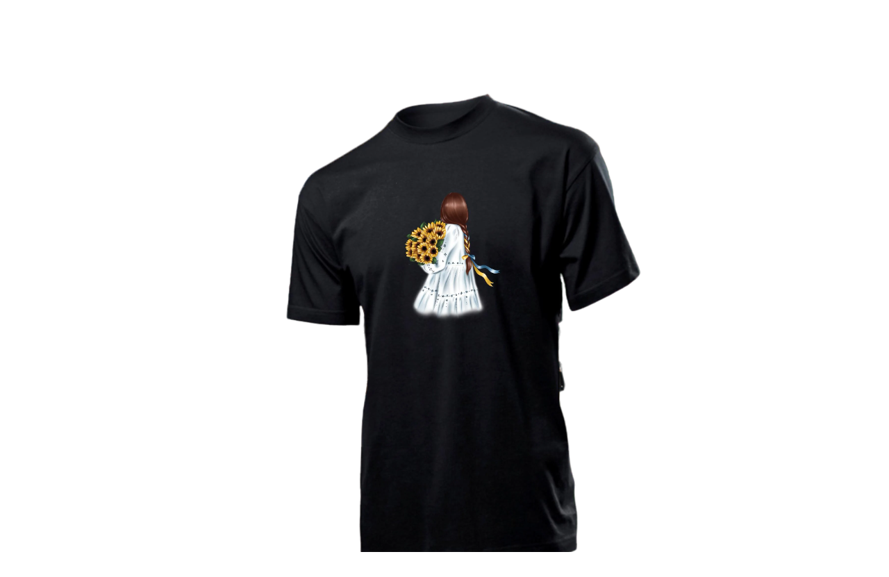 Футболка дитяча з принтом Magic Print K3 3-4 роки 98-110 см Чорний