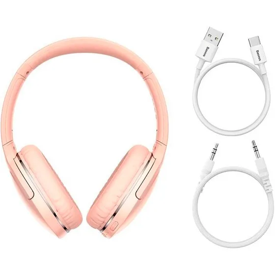 Наушники BASEUS Encok Wireless headphone D02 Pro NGD02-C04 Pink - фото 2