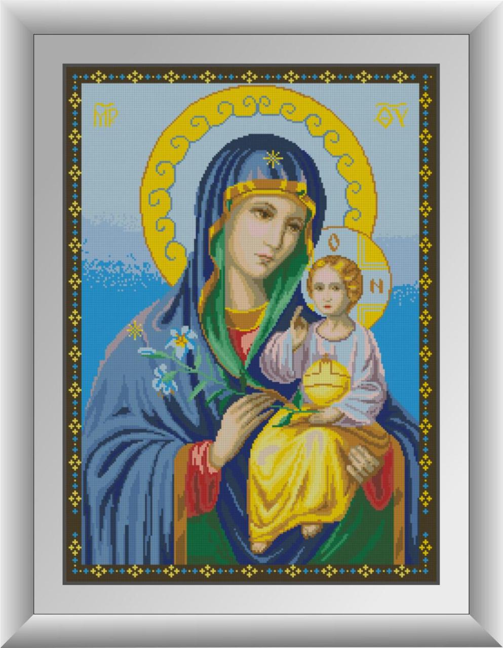 Алмазная мозаика Dream Art Икона Божьей Матери Неувядаемый цвет 51x71 см (DA.30533)
