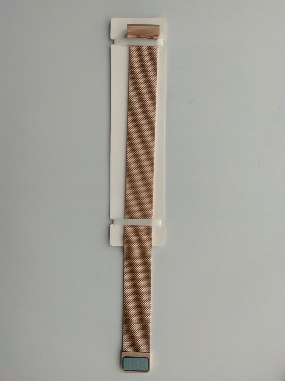 Ремешок для смарт-часов Mijobs 20 мм миланская петля металлический Золотой/Розовый (1565P) - фото 4 Ремешок для смарт-часов Mijobs 20 мм миланская петля металлический Золотой/Розовый (1565P) - фото 4