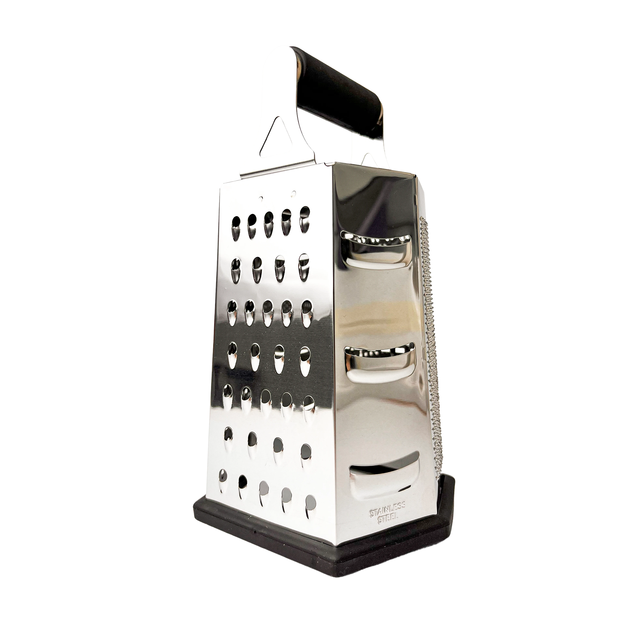 Терка Ari/Ana для кухни из нержавеющей стали с 6 сторон/резиновая основа