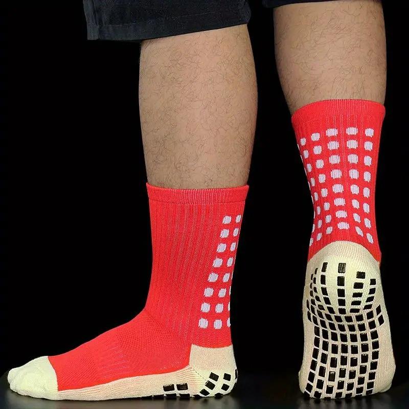 Шкарпетки спортивні з антиковзаючим покриттям L Червоний (2556957277) - фото 2