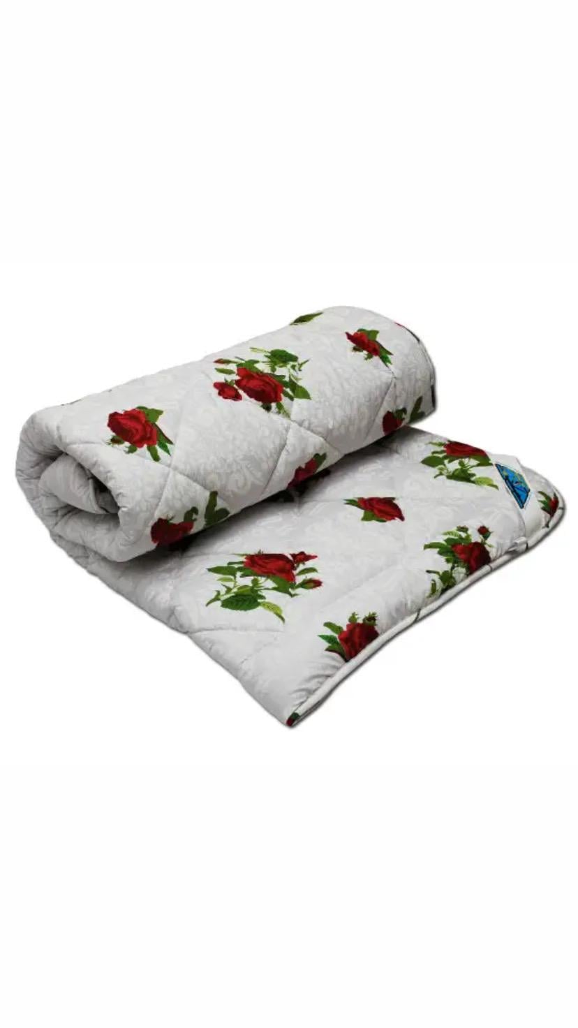 Одеяло летнее холлофайбер односпальное полуторное 150х210 см (51179)