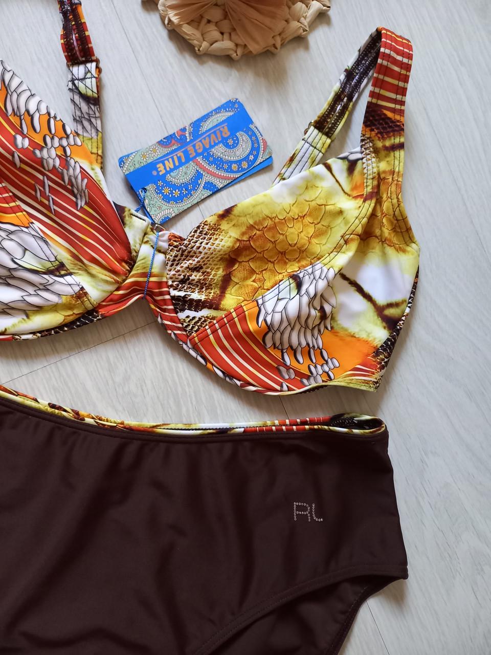 Купальник жіночий роздільний Rivage Line 3907k з тонкою чашкою 52E Різнокольоровий - фото 3 Купальник жіночий роздільний Rivage Line 3907k з тонкою чашкою 52E Різнокольоровий - фото 3