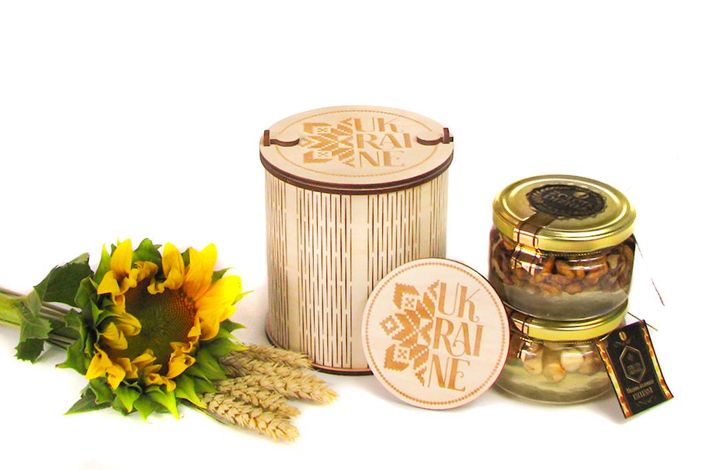 ᐉ Подарочный набор Ukraine Box №2 акациевый мед с орехами и ...