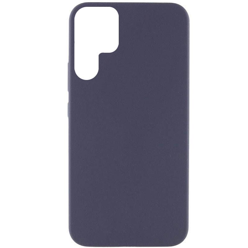 Противоударный чехол Silicone Cover Lakshmi Full Camera (AAA) для Samsung Galaxy S22 Ultra СЕРЫЙ / DARK GRAY