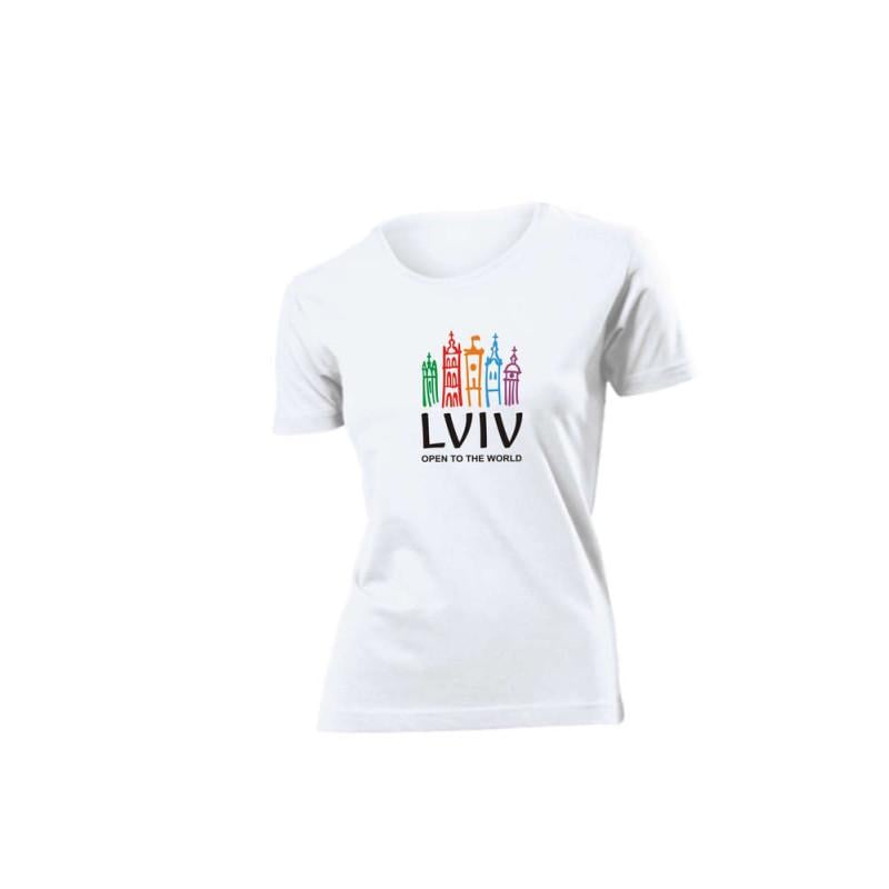 Футболка Женская Lviv open L Белый (WH)